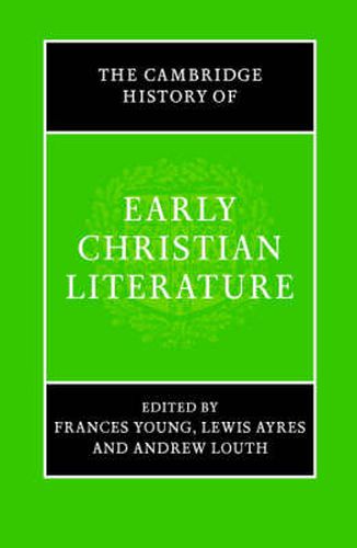 Cover image for The Cambridge History of Early Christian Literature