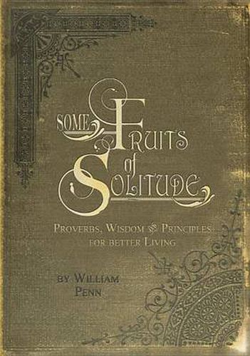 Cover image for Some Fruits of Solitude