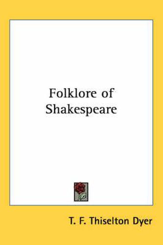 Cover image for Folklore of Shakespeare