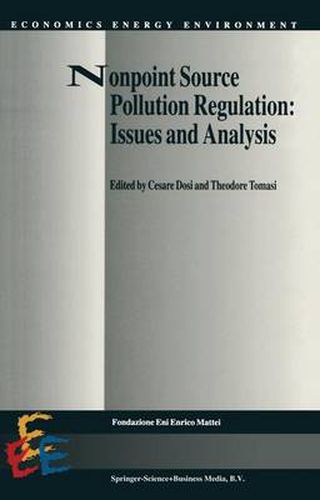 Cover image for Nonpoint Source Pollution Regulation: Issues and Analysis