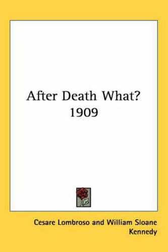 Cover image for After Death What? 1909