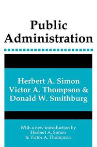 Cover image for Public Administration