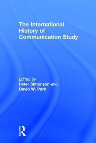 Cover image for The International History of Communication Study