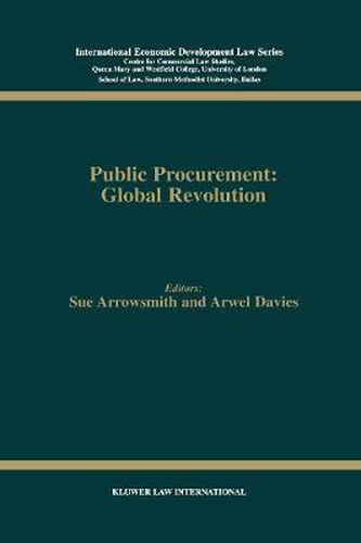 Cover image for Public Procurement: Global Revolution: Global Revolution