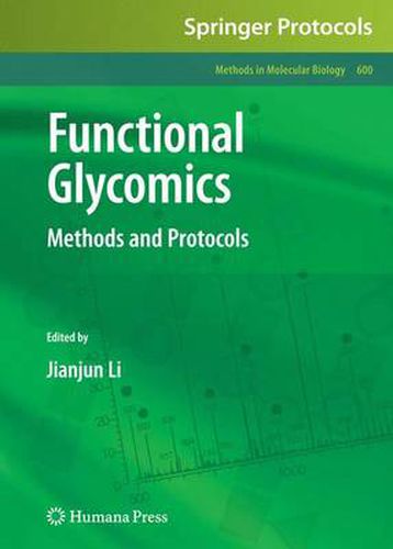 Cover image for Functional Glycomics: Methods and Protocols