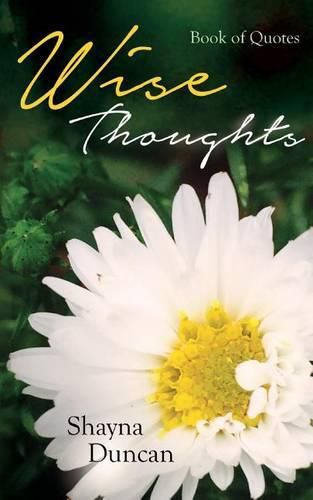 Cover image for Wise Thoughts: Book of Quotes