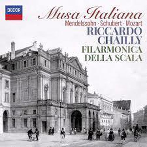 Cover image for Musa Italiana: Orchestral Works by Mendelssohn, Schubert and Mozart 