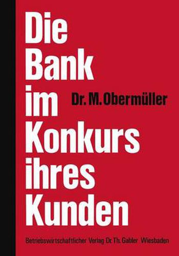 Cover image for Die Bank im Konkurs Ihres Kunden