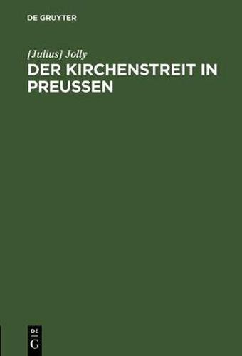 Cover image for Der Kirchenstreit in Preussen