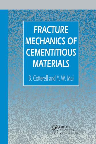 Cover image for Fracture Mechanics of Cementitious Materials