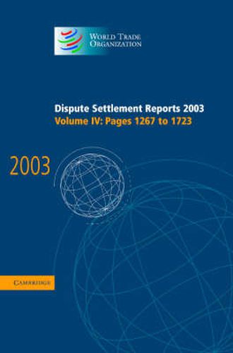 Cover image for Dispute Settlement Reports 2003
