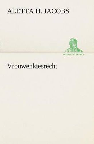 Cover image for Vrouwenkiesrecht