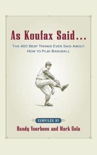 Cover image for As Koufax Said...