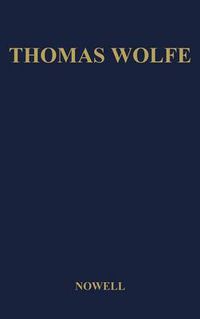 Cover image for Thomas Wolfe: A Biography