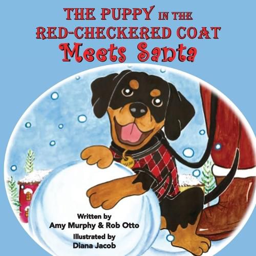 Cover image for The Puppy in the Red-Checkered Coat: Meets Santa