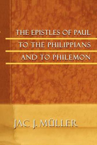 Cover image for The Epistles of Paul to the Philippians and to Philemon