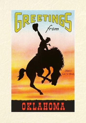 Cover image for Vintage Lined Notebook Greetings from Oklahoma