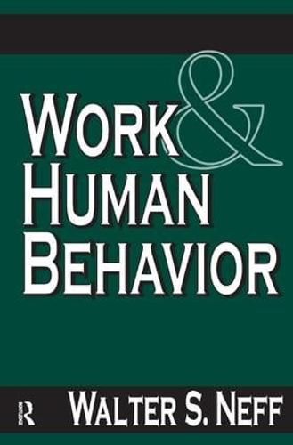 Cover image for Work and Human Behavior