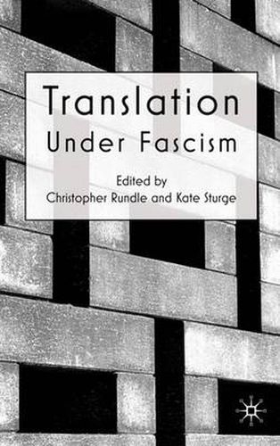 Cover image for Translation Under Fascism