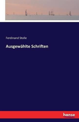 Cover image for Ausgewahlte Schriften