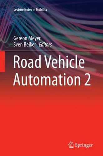 Cover image for Road Vehicle Automation 2