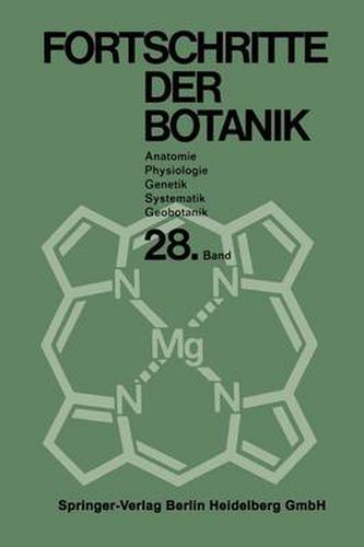 Fortschritte der Botanik: Begrundet von Fritz von Wettstein