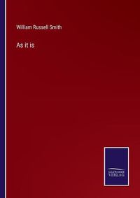 Cover image for As it is