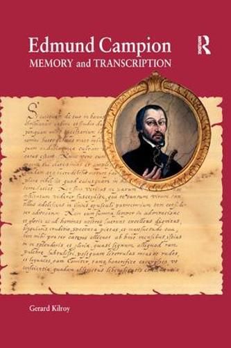 Cover image for Edmund Campion: Memory and Transcription