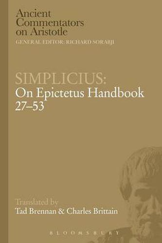 Cover image for Simplicius: On Epictetus Handbook 27-53