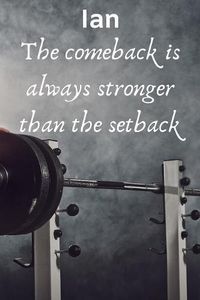 Cover image for Ian The Comeback Is Always Stronger Than The Setback: Best Friends Gift Ian Journal / Notebook / Diary / USA Gift (6 x 9 - 110 Blank Lined Pages)