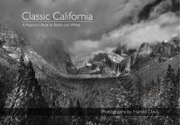 Cover image for Classic California in Black and White Postcard Book