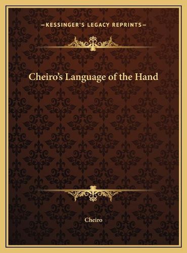 Cover image for Cheiro's Language of the Hand