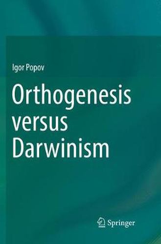 Cover image for Orthogenesis versus Darwinism