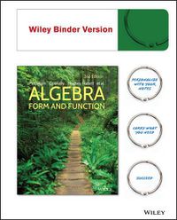 Cover image for Algebra: Form and Function