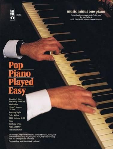 Cover image for Pop Piano Played Easy: Music Minus One Piano