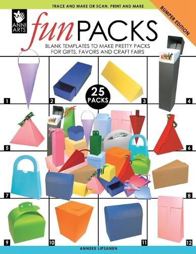 Cover image for Funpacks: Blank Templates to Make Pretty Packs for Gifts, Favors and Craft Fairs