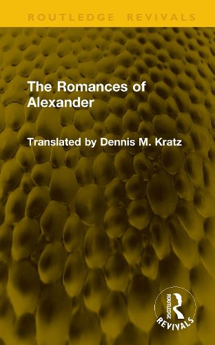 Cover image for The Romances of Alexander