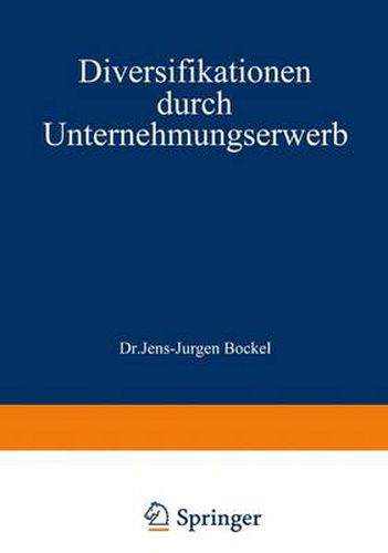 Cover image for Diversifikationen Durch Unternehmungserwerb