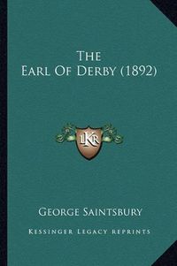 Cover image for The Earl of Derby (1892)