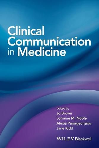 Cover image for Clinical Communication in Medicine