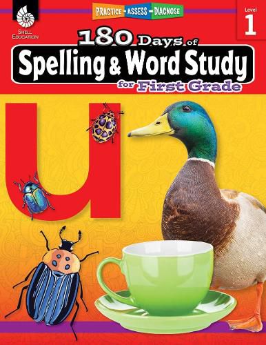 Cover image for 180 Days of Spelling and Word Study for First Grade: Practice, Assess, Diagnose