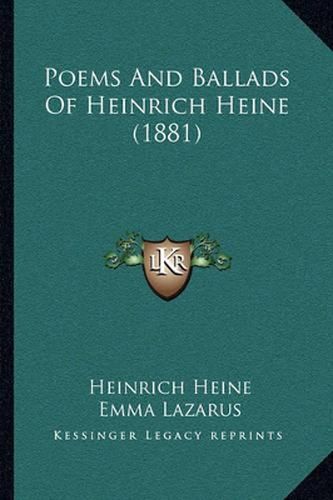 Cover image for Poems and Ballads of Heinrich Heine (1881)