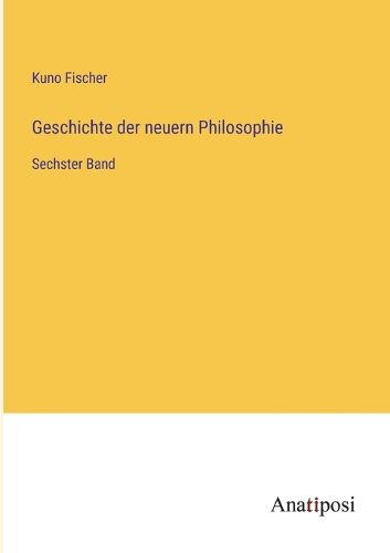 Cover image for Geschichte der neuern Philosophie