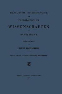 Cover image for Encyklopadie Und Methodologie Der Philologischen Wissenschaften