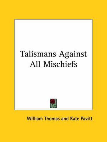 Cover image for Talismans Against All Mischiefs