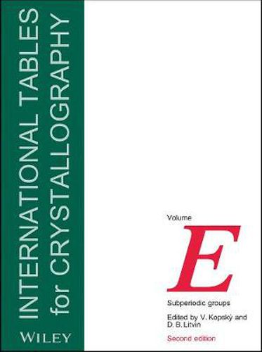 Cover image for International Tables for Crystallography: Subperioidic Groups