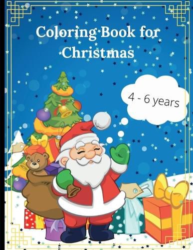 Cover image for Christmas Coloring Book for Kids