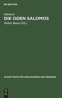 Cover image for Die Oden Salomos