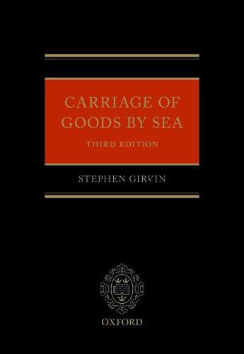 Cover image for Carriage of Goods by Sea