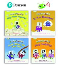 Cover image for Learn to Read at Home with Bug Club Phonics Alphablocks: Phase 3/4 - Reception term 2 and 3 (4 fiction books) Pack B